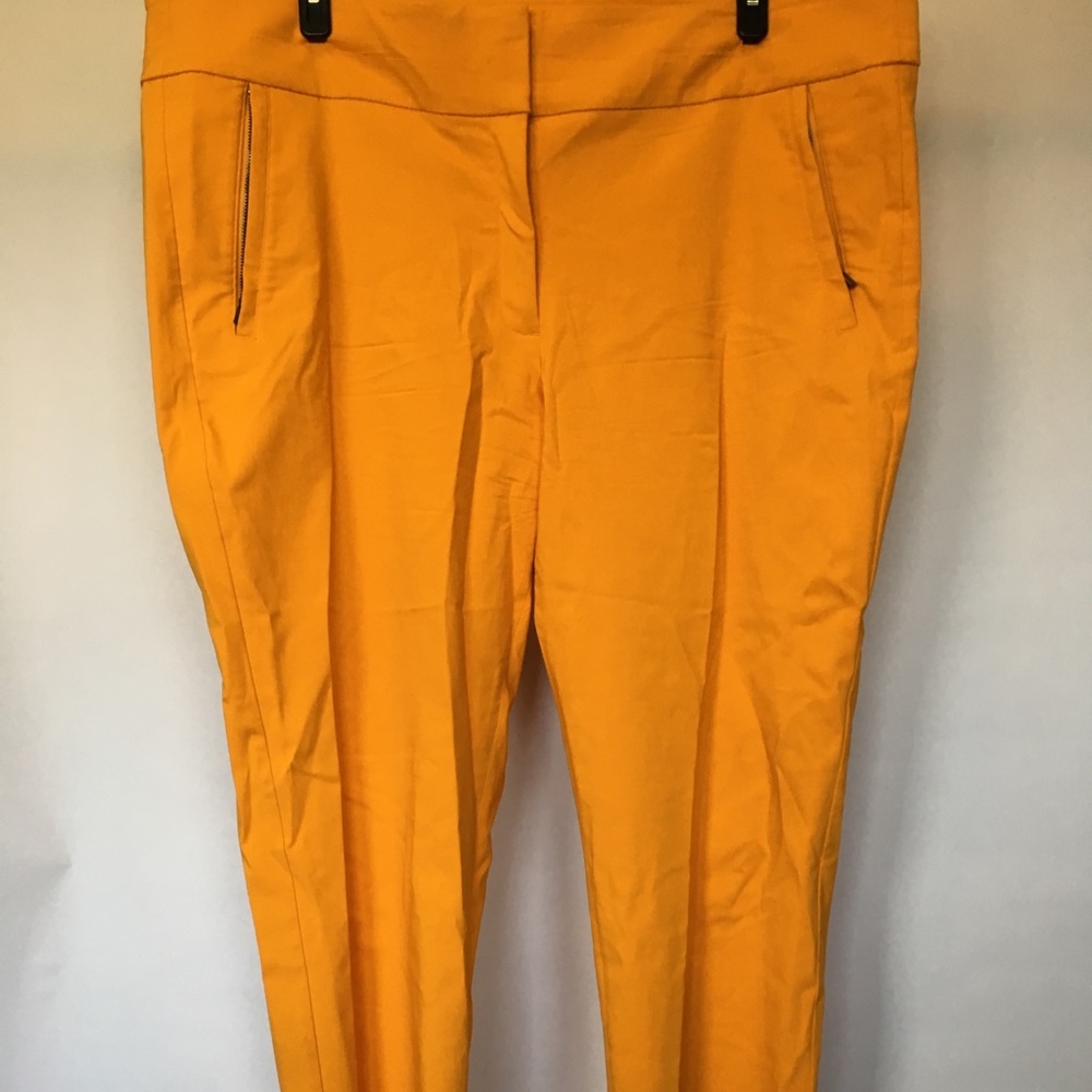 Lane Bryant Mustard Crop Pants